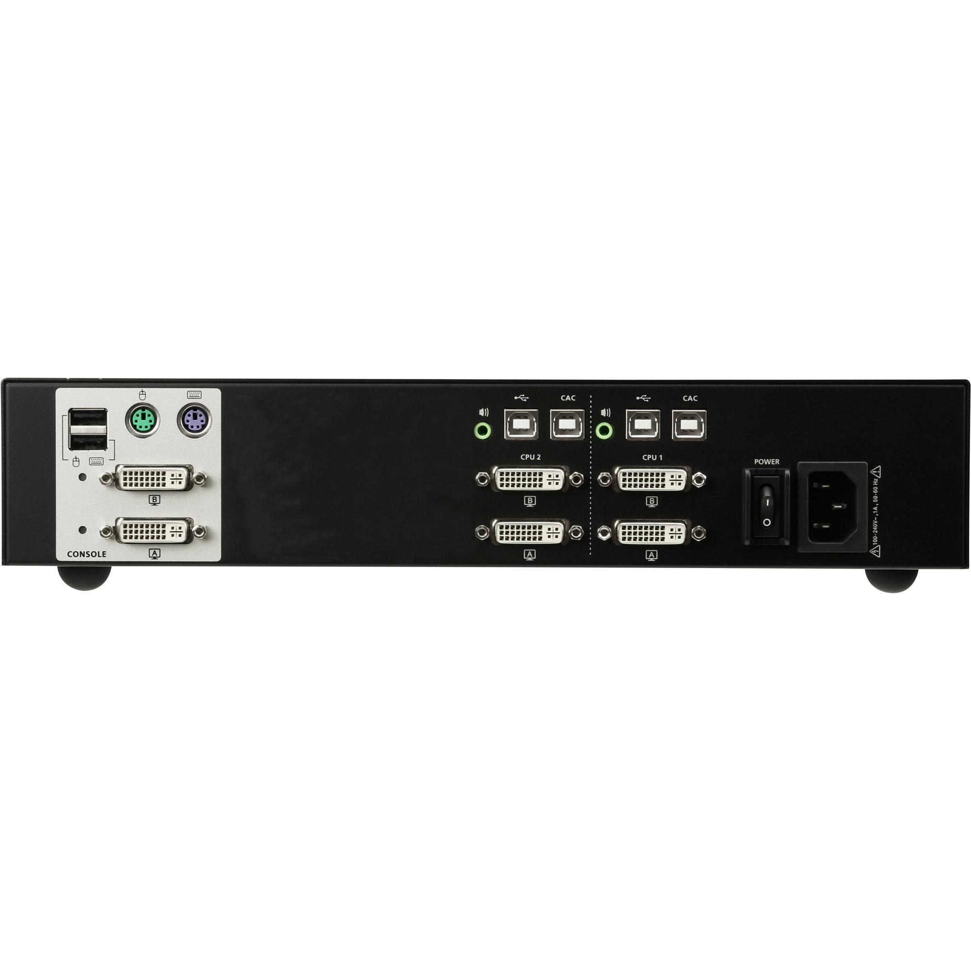 ATEN 2-Port USB DVI Dual Display Secure KVM