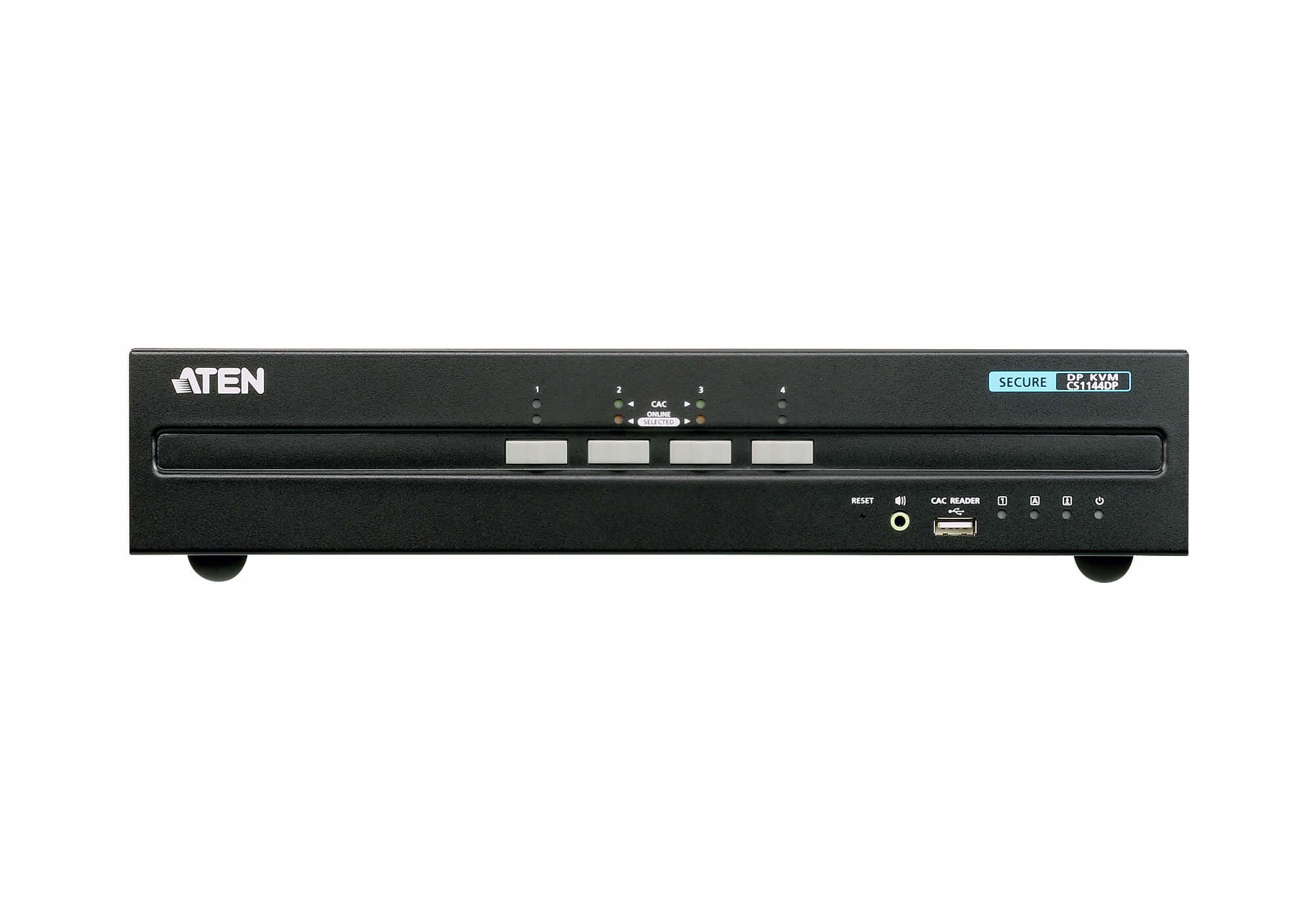 Aten CS1144 4-Port USB DisplayPort Dual Display Secure KVM