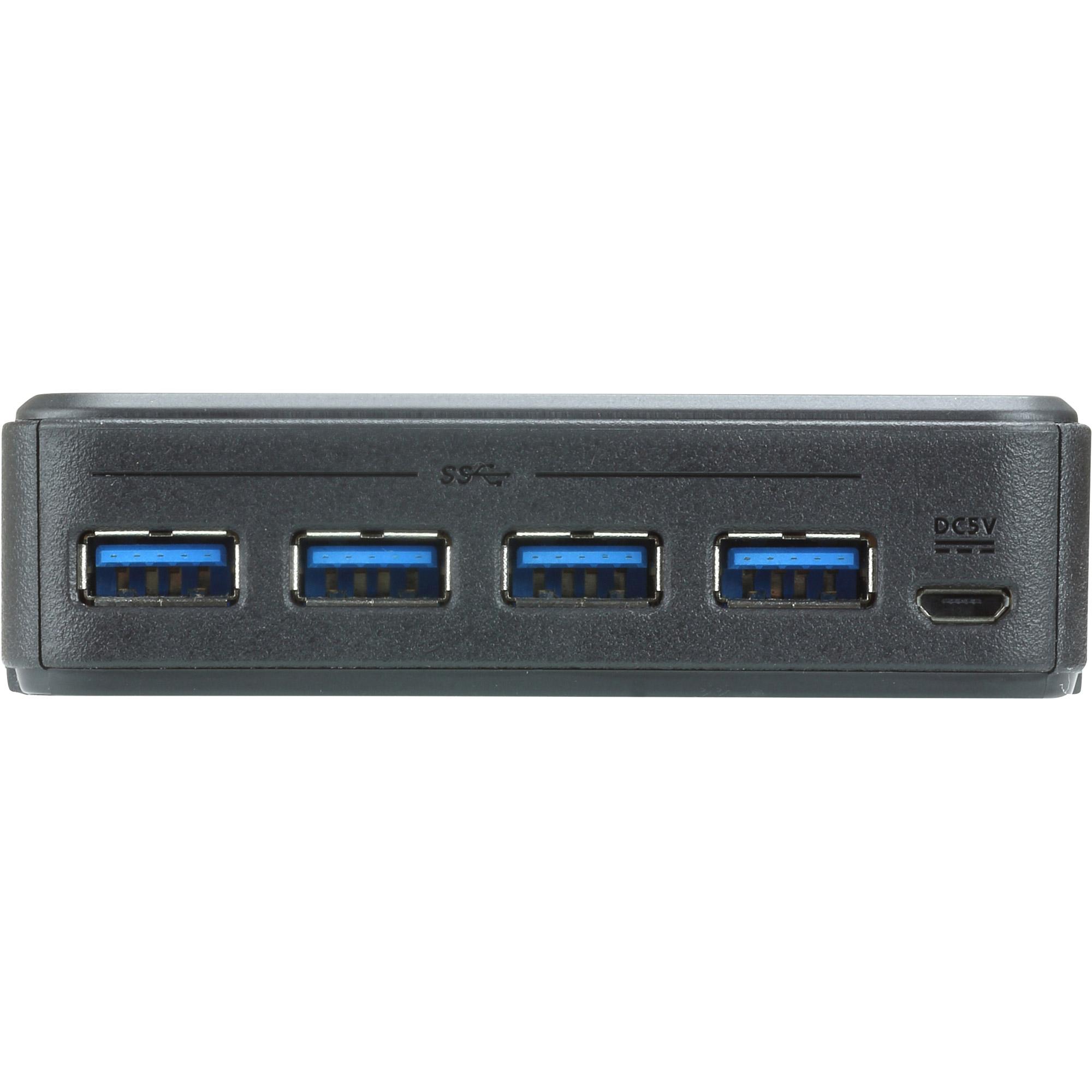 ATEN Switch di condivisione periferiche USB 3.2 Gen1 a 4 x 4 porte