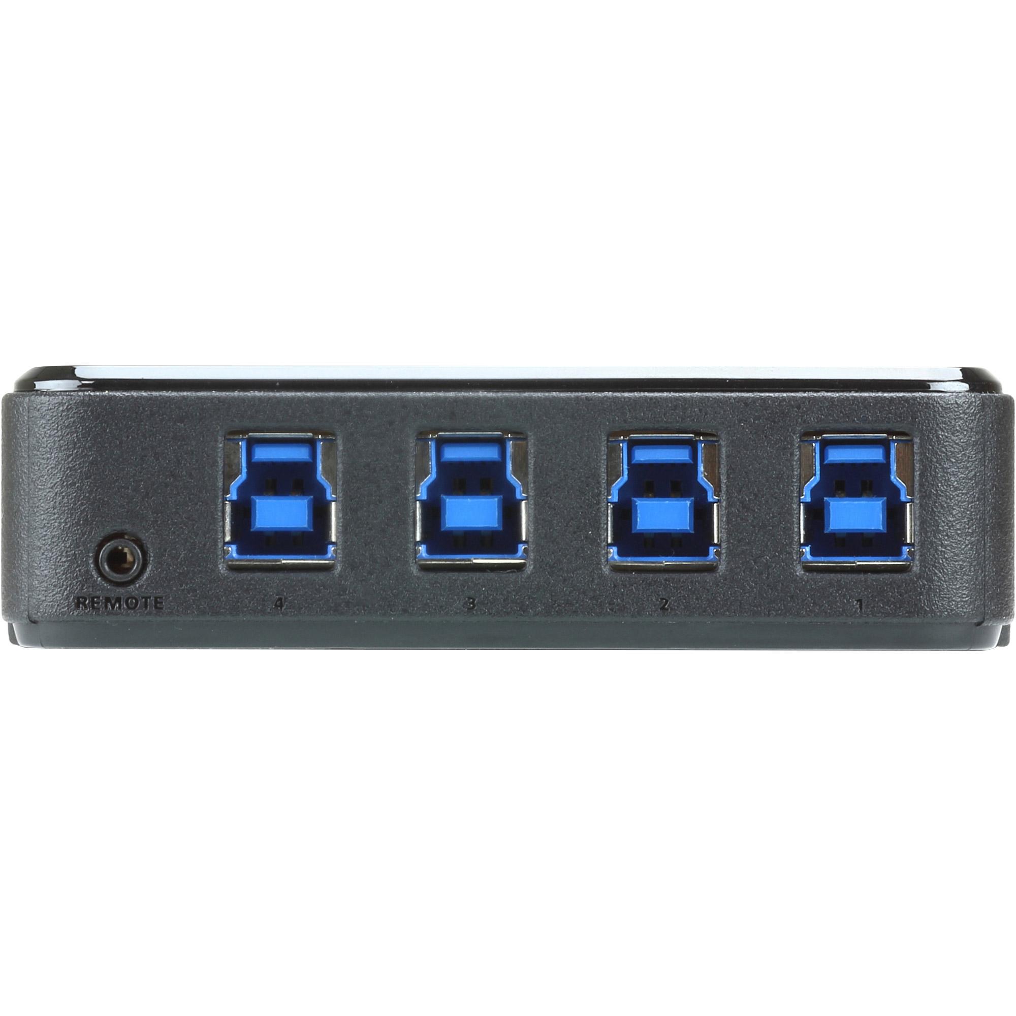 ATEN Switch di condivisione periferiche USB 3.2 Gen1 a 4 x 4 porte