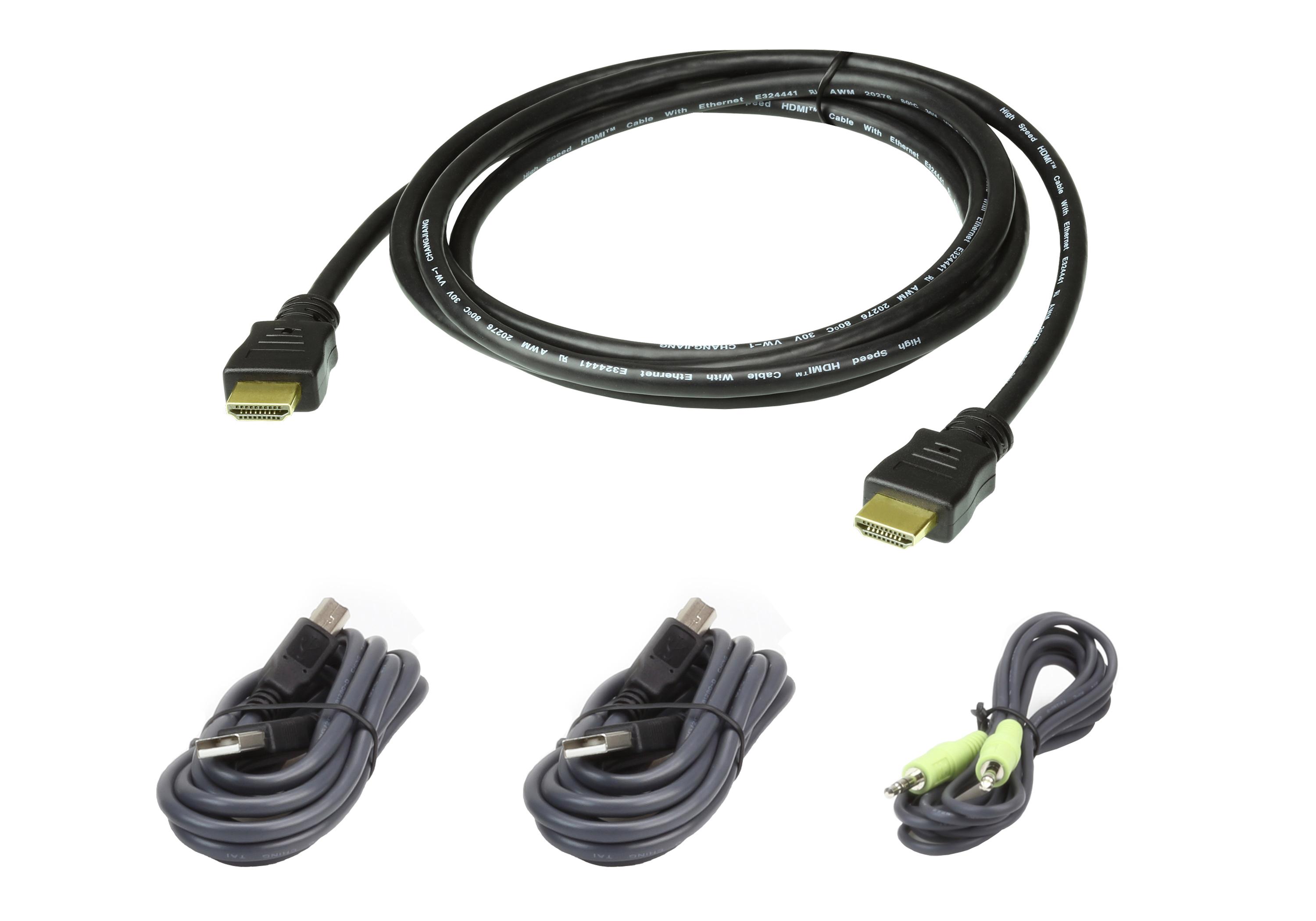 ATEN Kit cavo KVM di sicurezza USB HDMI da 1,8 M