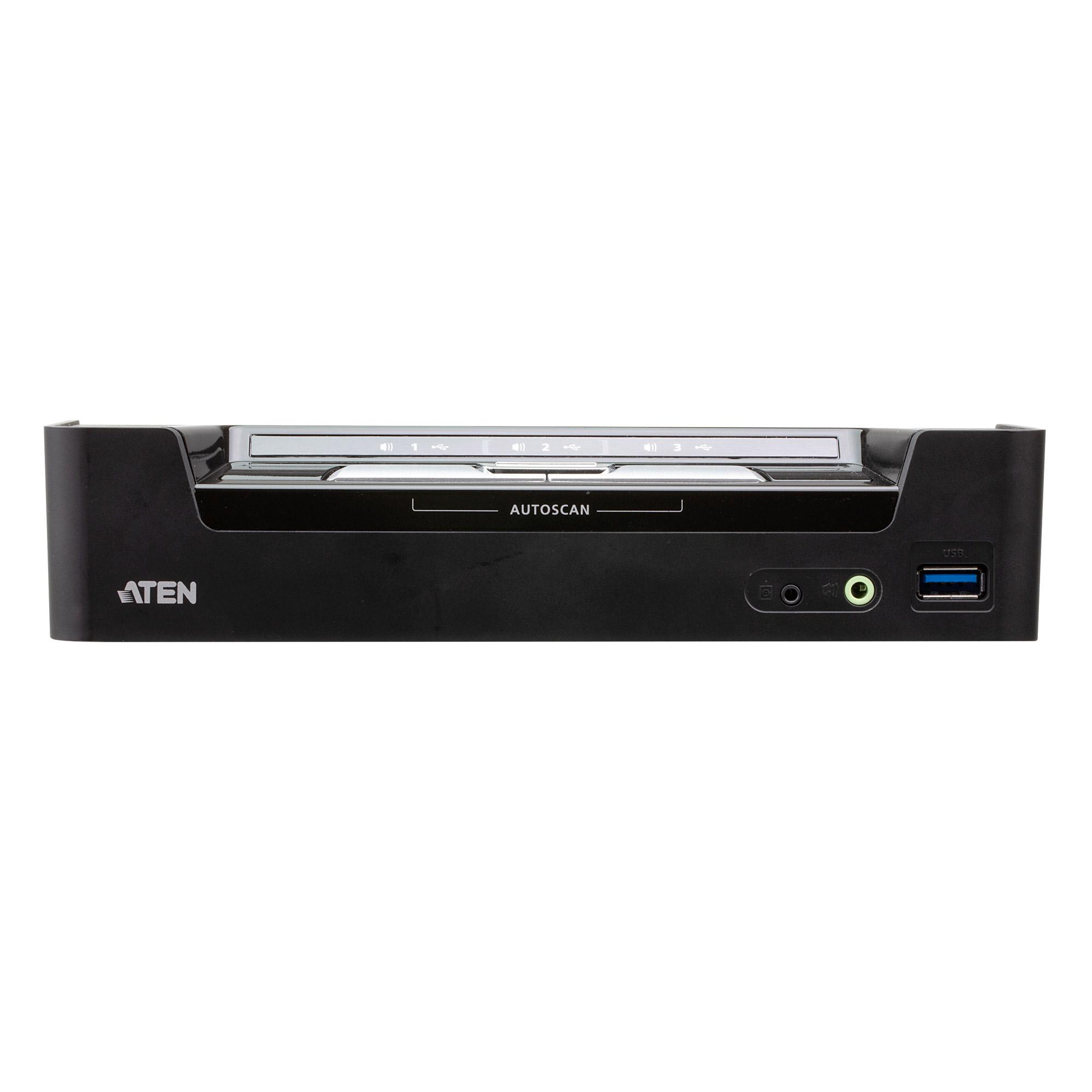Aten Switch KVMP USB-C DisplayPort ibrido a 3 porte