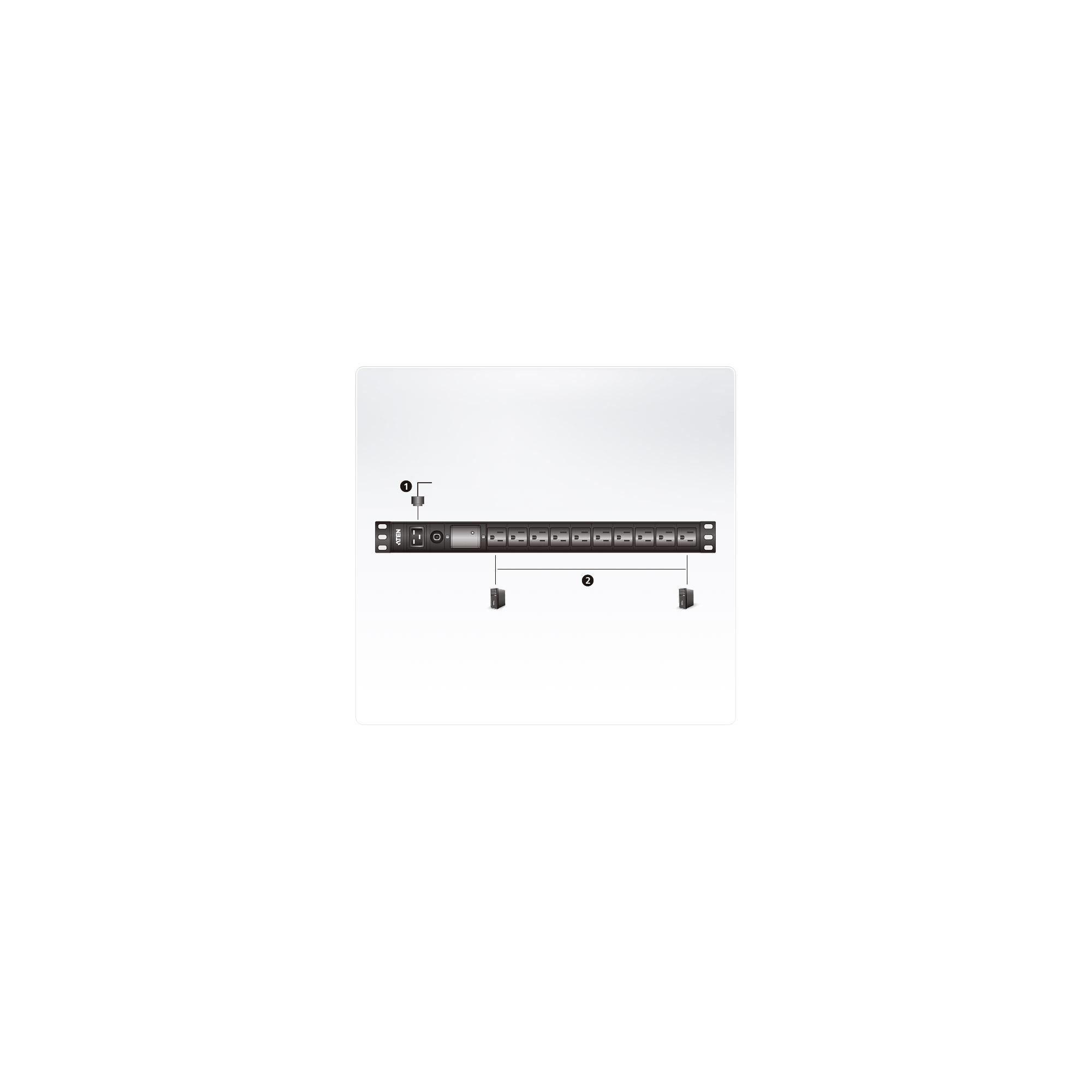 Aten 1U 10A 10Port Basic PDU