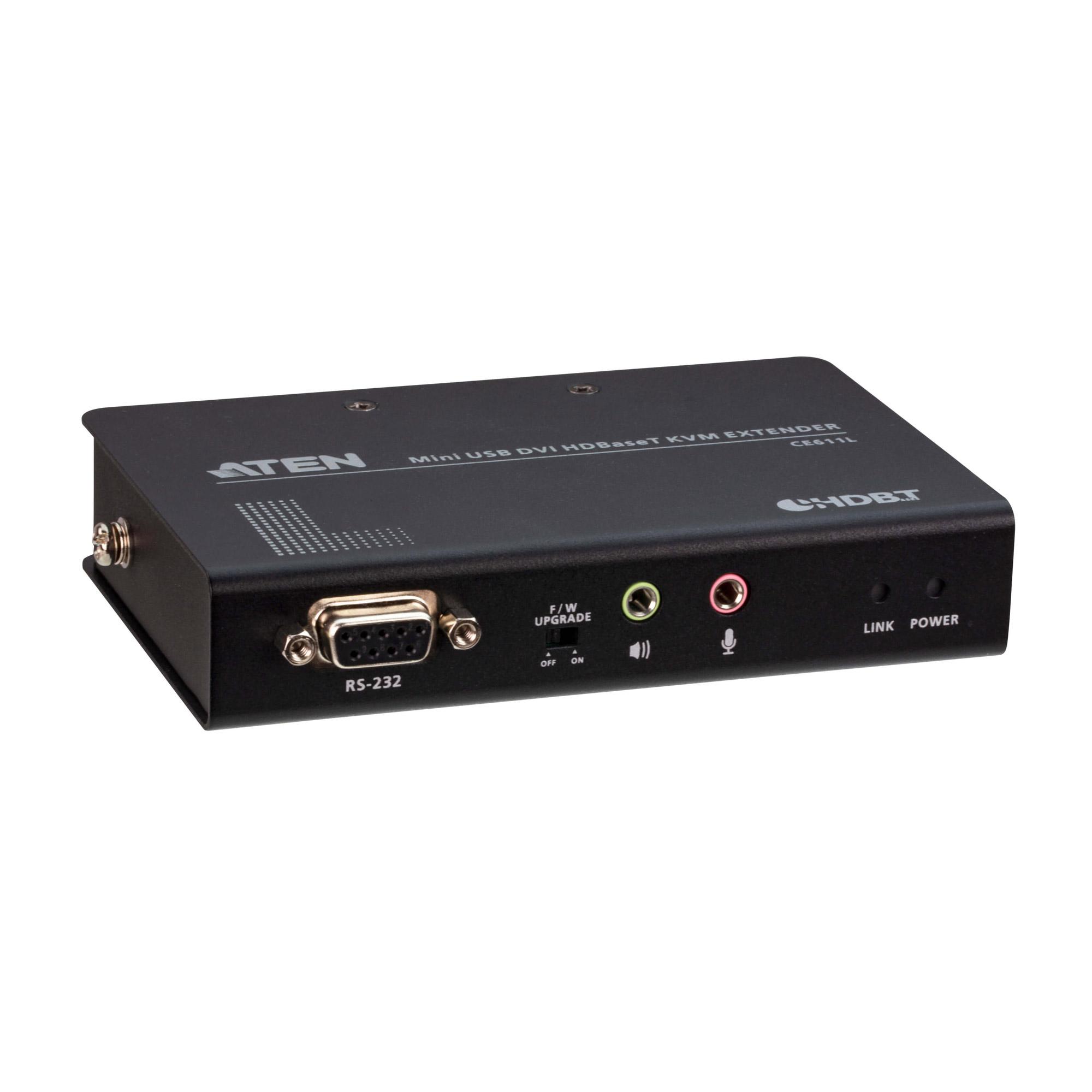 Aten Mini USB DVI HDBaseT KVM Extender