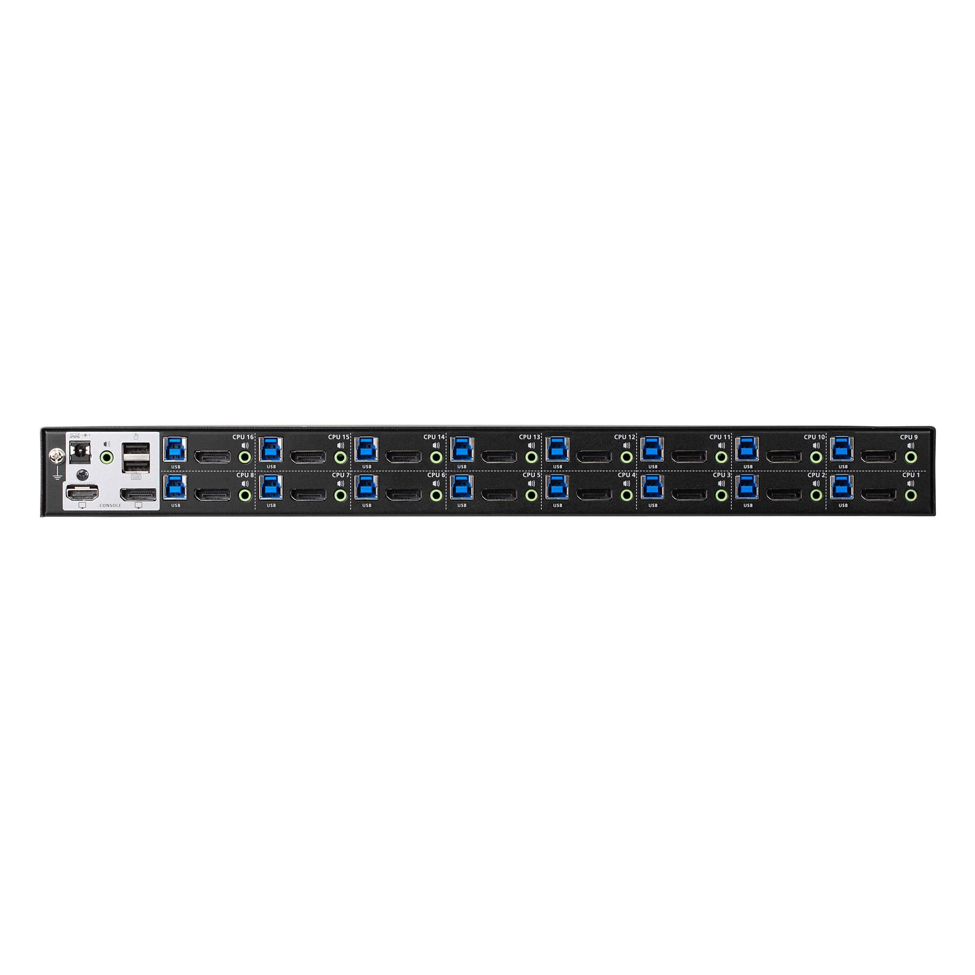Aten Switch USB 3.0 4K DisplayPort KVM a 16 porte