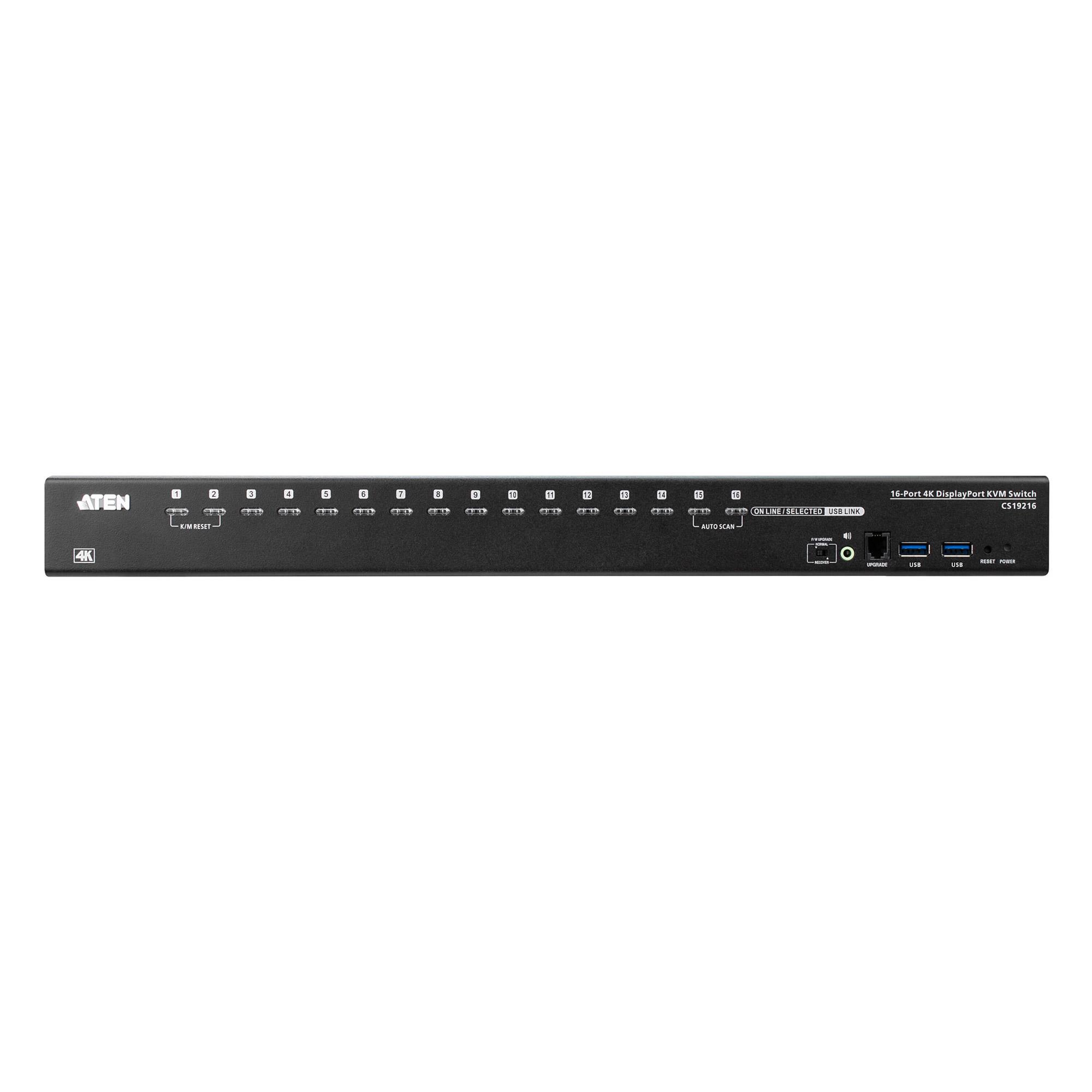 Aten Switch USB 3.0 4K DisplayPort KVM a 16 porte