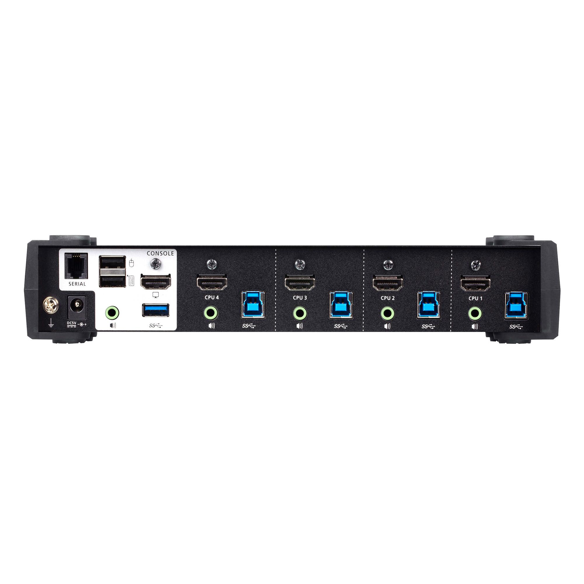 Aten Switch KVMP USB 3.0 4K HDMI a 4 porte