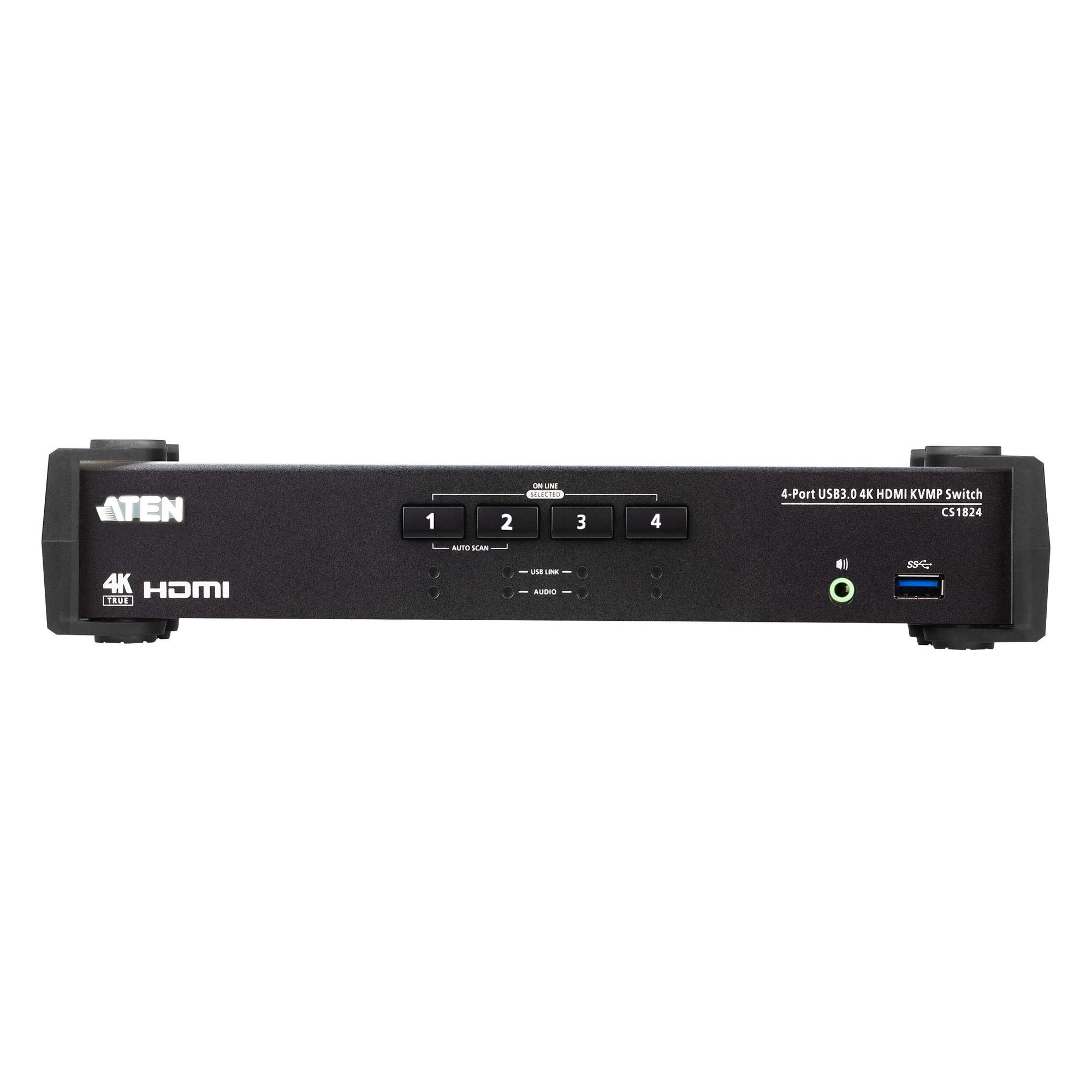 Aten Switch KVMP USB 3.0 4K HDMI a 4 porte