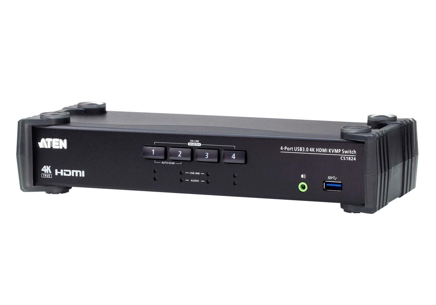 Aten Switch KVMP USB 3.0 4K HDMI a 4 porte
