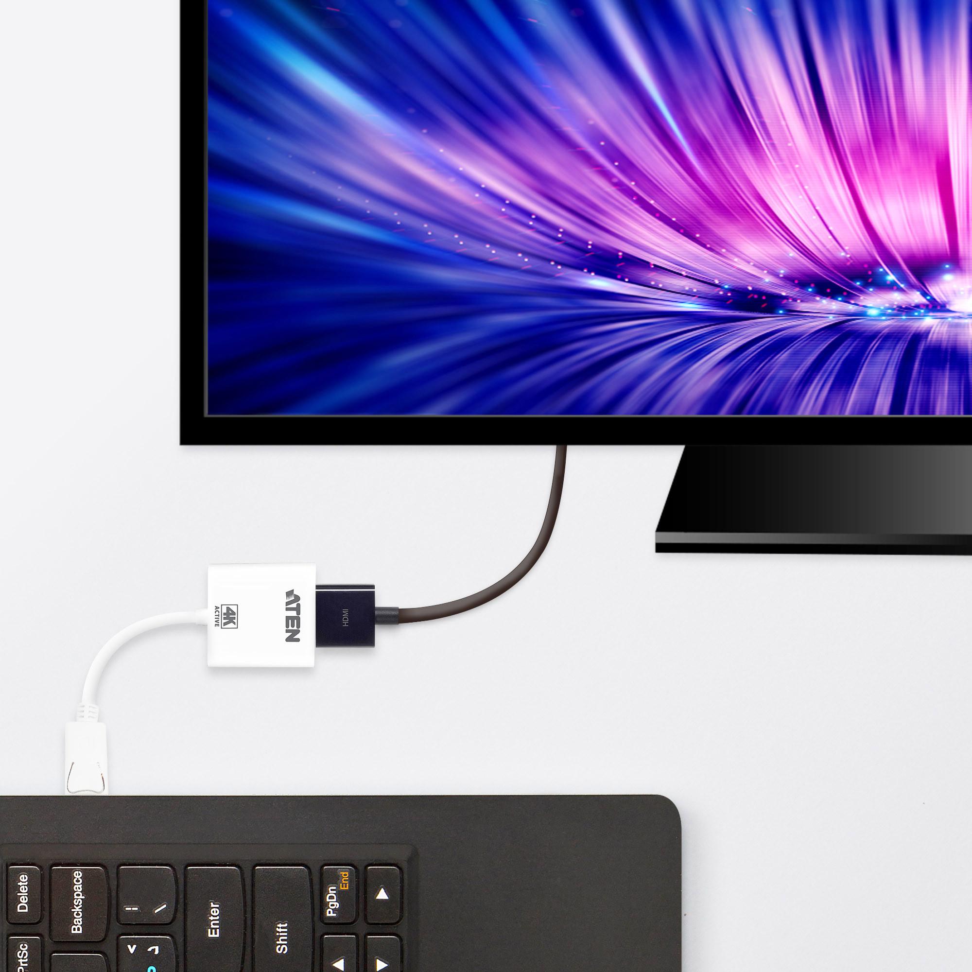 Aten adattatore attivo da DisplayPort e True 4K HDMI