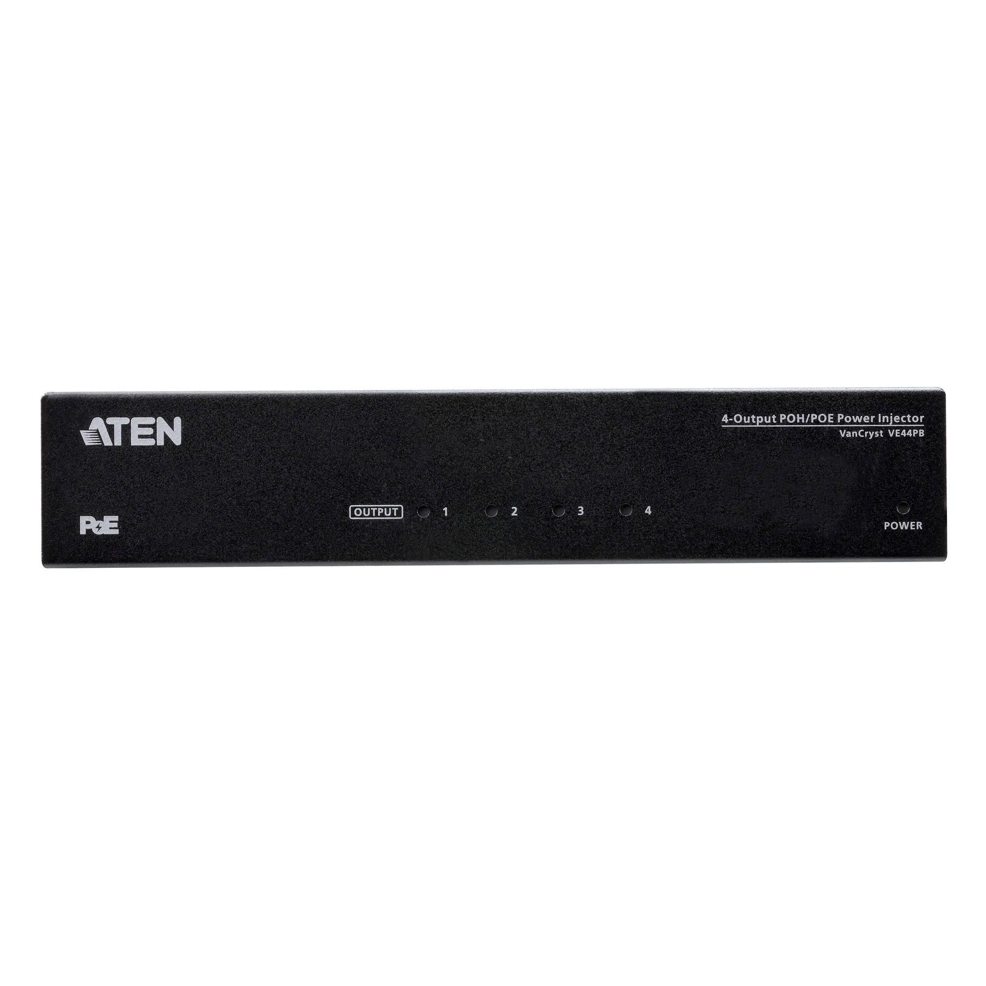 Aten Power injector PoH/PoE a 4 uscite