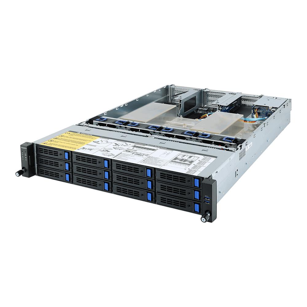 Gigabyte R282-Z90 Socket SP3 Armadio (2U) Nero