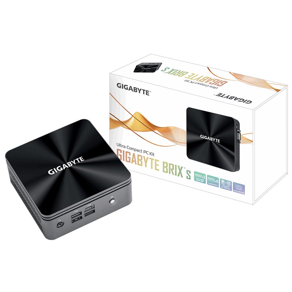 Gigabyte GB-BRI3H-10110 barebone per PC/stazione di lavoro Nero i3-10110U BGA 1528 2,1 GHz