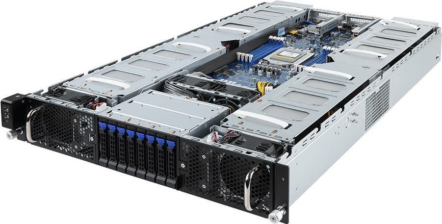 8XDIMM 8XHDD 8XPCIE 2X2200W 80+