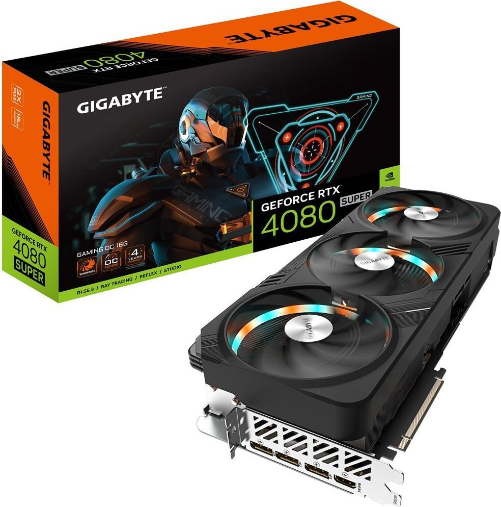 Gigabyte GAMING GeForce RTX 4080 SUPER OC 16G NVIDIA 16 GB GDDR6X (Gigabyte NVIDIA GeForce RTX 4080 SUPER GAMING OC 16G Graphic