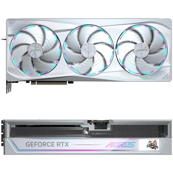 GIGABYTE AORUS GeForce RTX 5090 MASTER ICE 32G Scheda Grafica - 32 GB GDDR7, 512 bit, PCI-E 5.0, 2655MHz Frequenza Base, 3 x DP