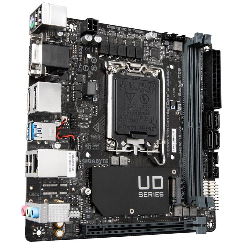 Gigabyte H610I DDR4 scheda madre Intel H610 Express LGA 1700 mini ITX