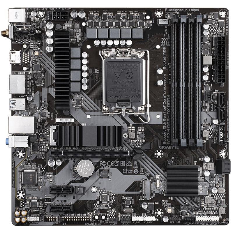 Gigabyte B760M DS3H AX DDR4 scheda madre Intel B760 Express LGA 1700 micro ATX