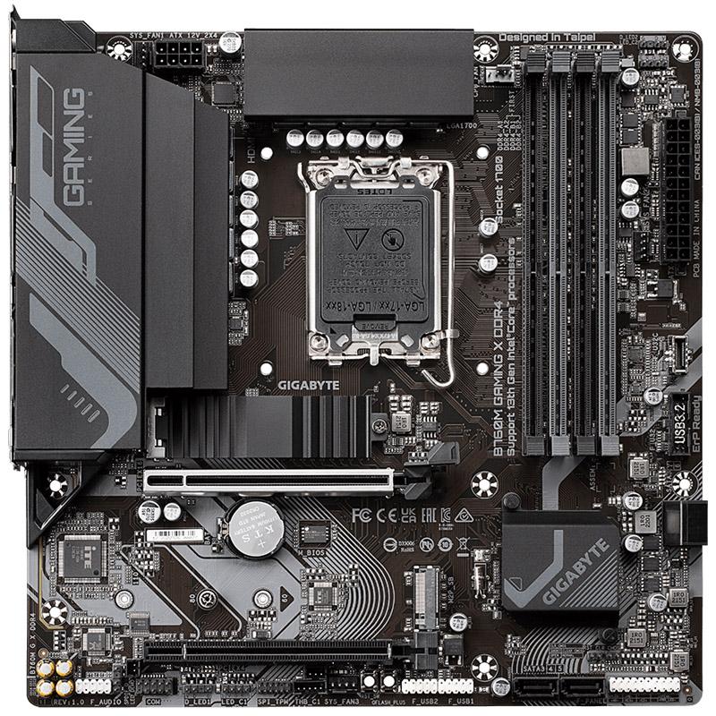 Gigabyte B760M GAMING X DDR4 scheda madre Intel B760 Express LGA 1700 micro ATX (Gigabyte B760M GAMING X DDR4 Motherboard, Inte
