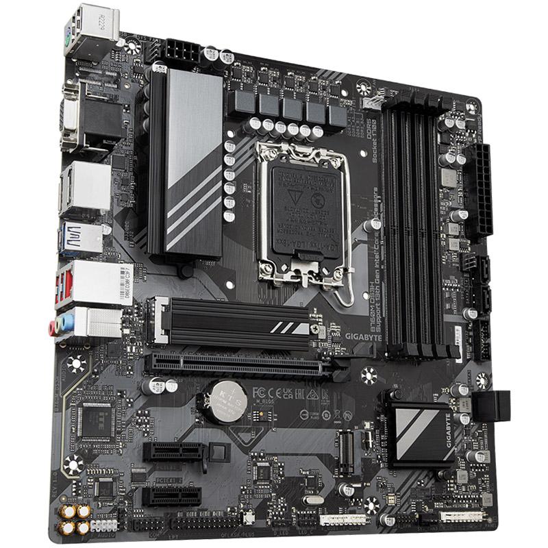 Gigabyte B760M DS3H scheda madre Intel B760 Express LGA 1700 micro ATX (Gigabyte B760M DS3H DDR5 Motherboard, Intel Socket 1700