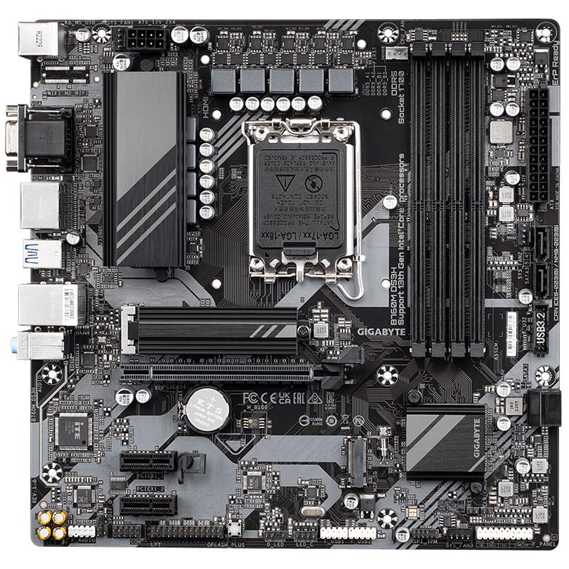 Gigabyte B760M DS3H scheda madre Intel B760 Express LGA 1700 micro ATX (Gigabyte B760M DS3H DDR5 Motherboard, Intel Socket 1700
