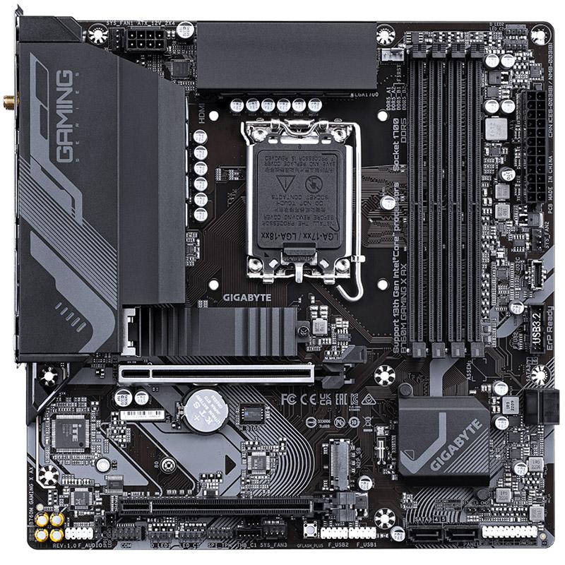 Gigabyte B760M Gaming X AX Intel B760 Express LGA 1700 micro ATX (MB INT 1700 B760M GAMING X AX D5 MATX)