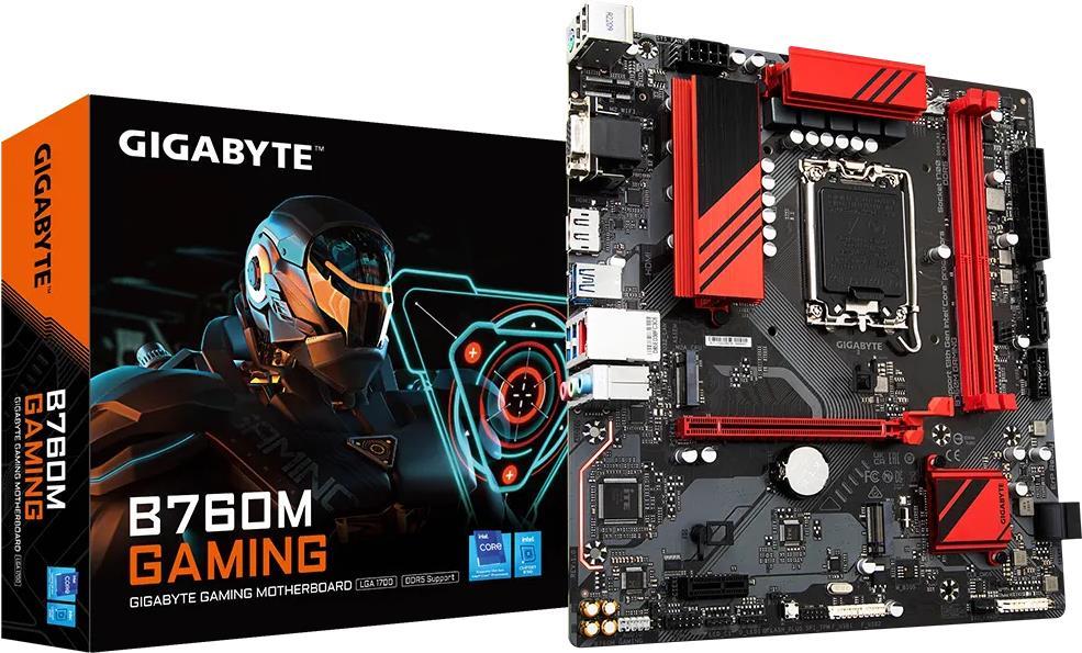 Gigabyte B760M GAMING scheda madre Intel B760 Express LGA 1700 micro ATX (MB INT 1700 B760M GAMING D5 MATX)