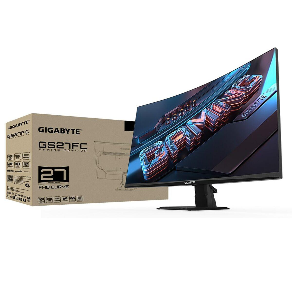 GIGABYTE GS27FC COMPUTER MONITOR 68.6 CM (27) 1920 X 1080 PIXELS FULL HD LCD BLACK