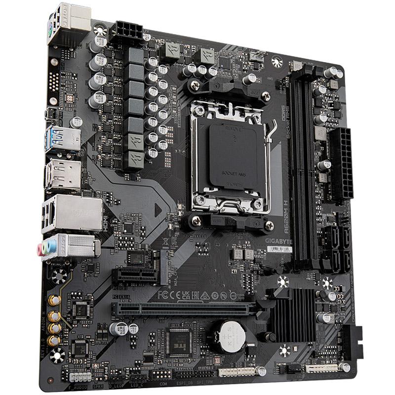 Gigabyte A620M H scheda madre AMD A620 Presa di corrente AM5 micro ATX (GIGABYTE AM5 A620M H M-ATX)