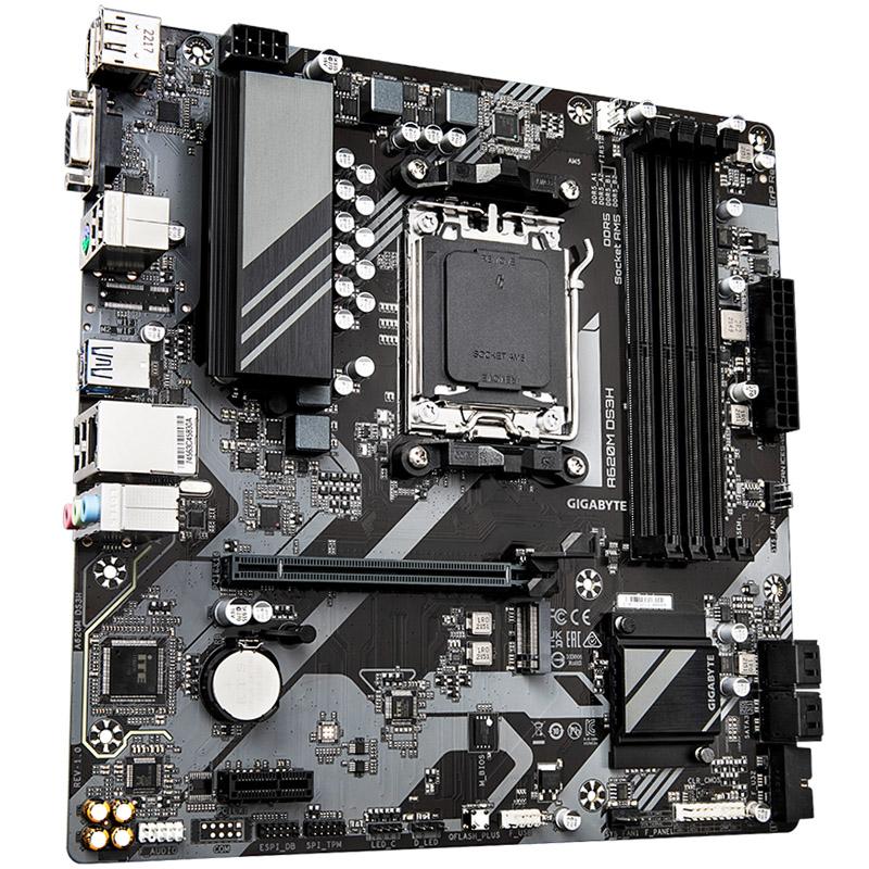 Gigabyte A620M DS3H scheda madre AMD A620 Presa di corrente AM5 micro ATX (MB AMD AM5 A620M DS3H D5 MATX)