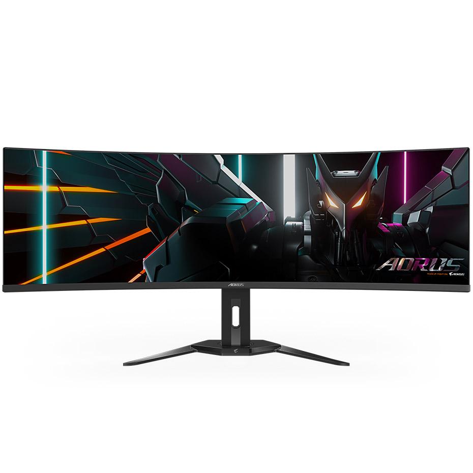 Monitor curvo OLED DQHD Gigabyte Aorus CO49DQ da 1245 cm (49") 329 HDMI/DP/USB-C