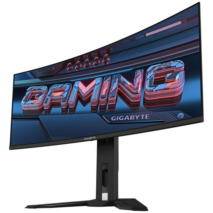 GIGABYTE Monitor da gioco curvo OLED WQHD MO34WQC2 da 34 - 3440x1440 (WQHD) 240Hz 0.03ms KVM 250 cd/m FreeSync Premium Pro Disp