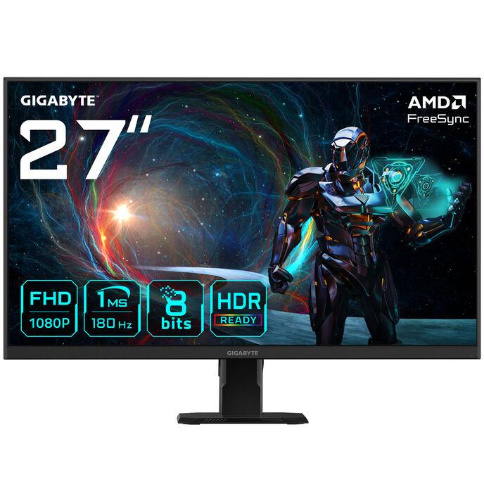 GIGABYTE GS27FA 27" Monitor da Gioco FHD - 1920 x 1080 180Hz 1ms 300 cd/m FreeSync HDR Ready HDMI 2.0
