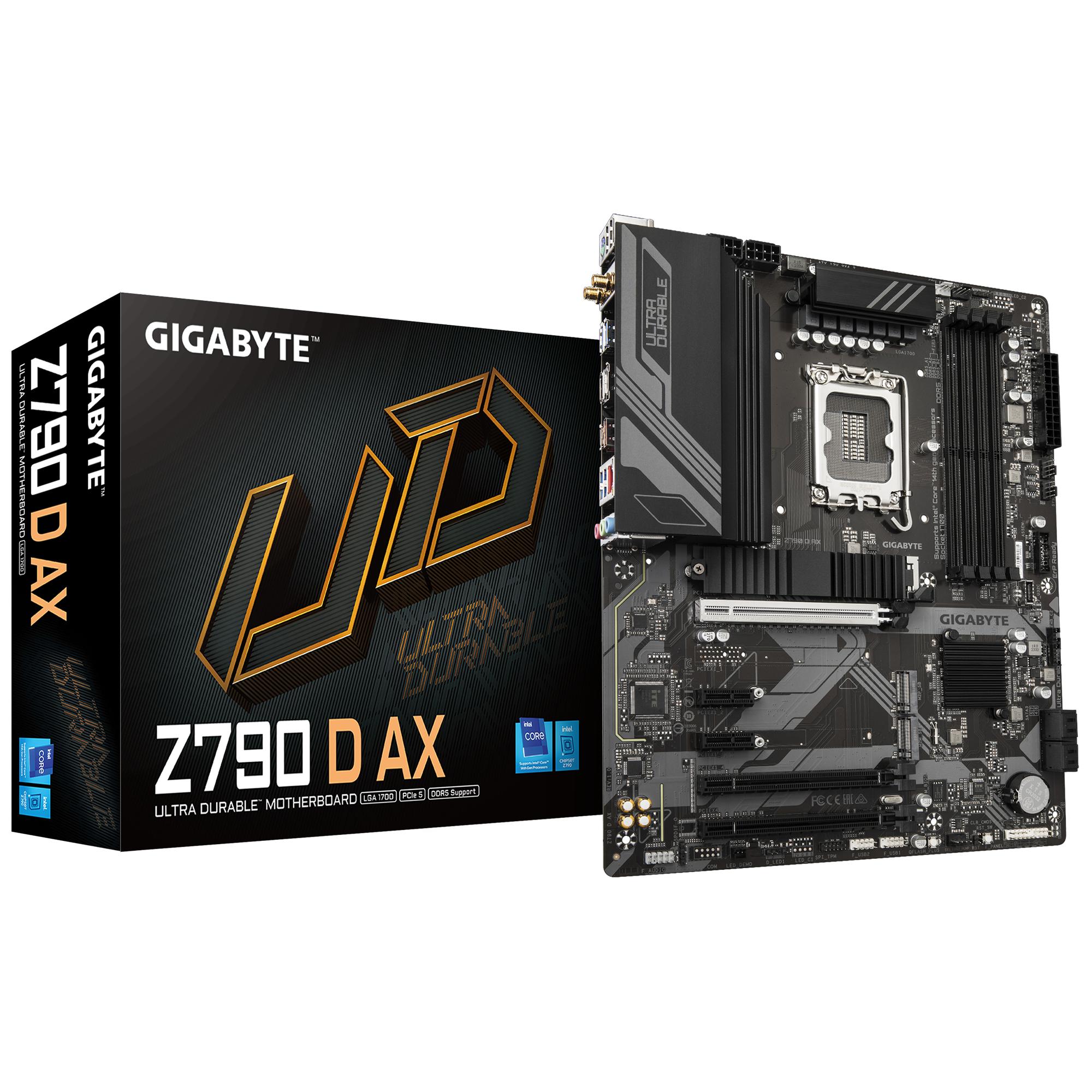 GIGABYTE Z790 D AX scheda madre Intel Z790 Express LGA 1700 ATX (Gigabyte Z790 D AX Ultra Durable Intel 1700 Socket Motherboard