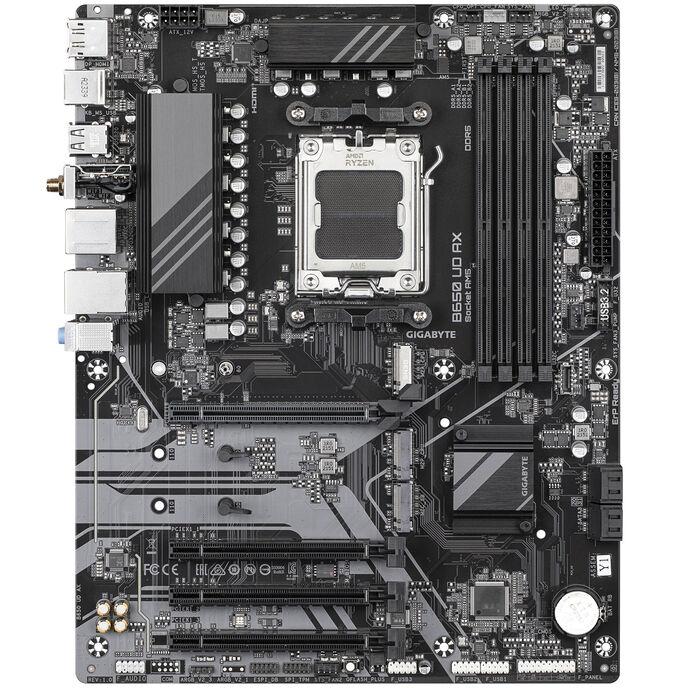 GIGABYTE B650 UD AX Scheda Madre - Supporta CPU AMD Ryzen Serie 9000 VRM a 622 fasi fino a 7600MHz DDR5 (OC) 1x PCIe 5.0 2x PC