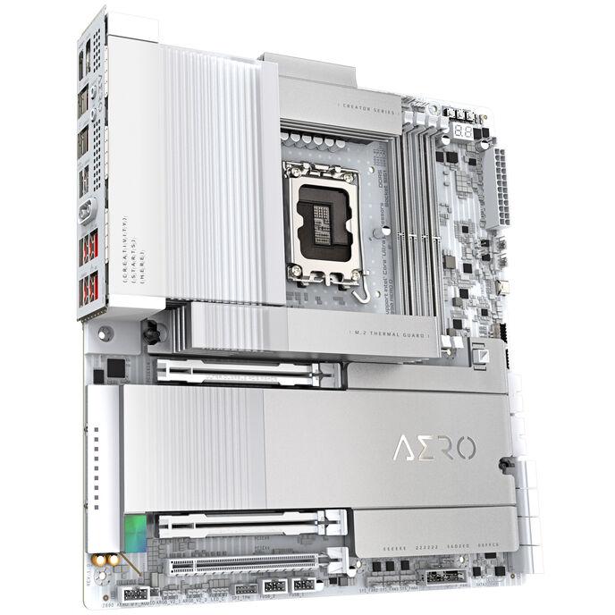 GIGABYTE Z890 AERO D Scheda Madre - Supporta CPU Intel Core Ultra (Serie 2) VRM a 1612 fasi fino a 9500MHz DDR5 (OC) PCIe 5.0 M