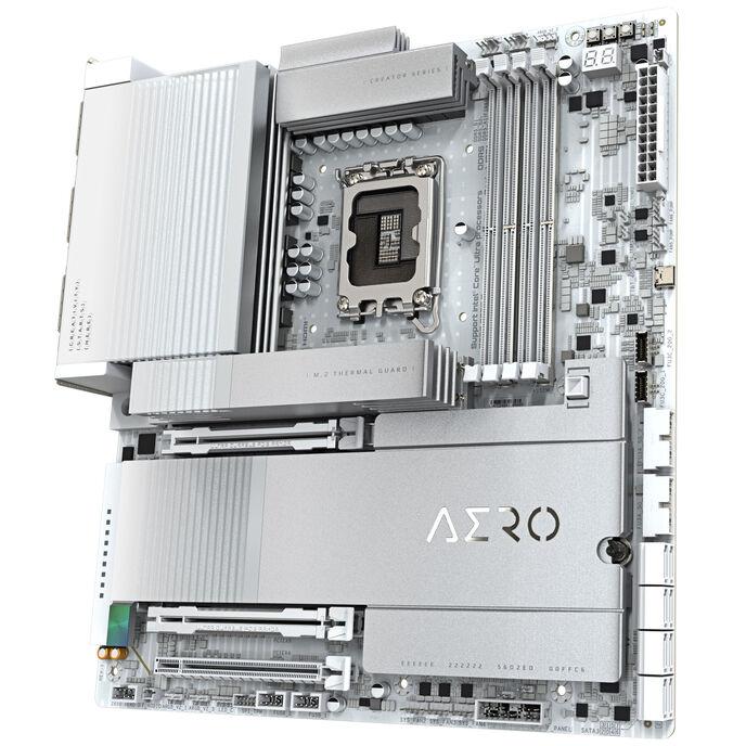 GIGABYTE Z890 AERO D Scheda Madre - Supporta CPU Intel Core Ultra (Serie 2) VRM a 1612 fasi fino a 9500MHz DDR5 (OC) PCIe 5.0 M
