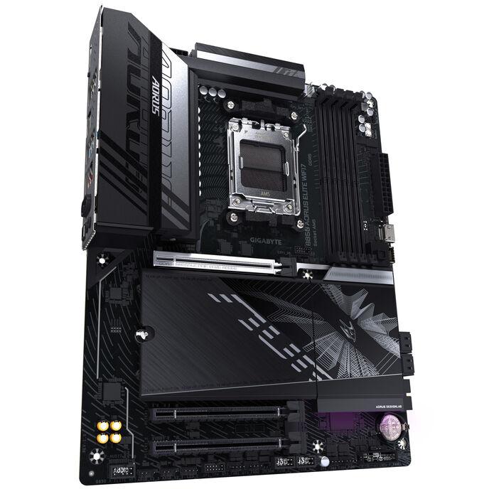 GIGABYTE B850 AORUS ELITE WIFI7 Scheda Madre - CPU AMD Ryzen Serie 9000 VRM digitale 1422 fasi fino a 8200MHz DDR5 (OC) 1xPCIe