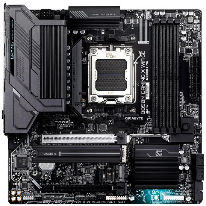 GIGABYTE B850M GAMING X WIFI6E Scheda Madre - Processori AMD Ryzen Serie 9000 VRM Digitale 1022 fasi fino a 8200MHz DDR5 (OC) 1