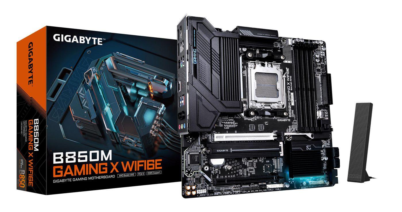 GIGABYTE B850M GAMING X WIFI6E Scheda Madre - Processori AMD Ryzen Serie 9000 VRM Digitale 1022 fasi fino a 8200MHz DDR5 (OC) 1