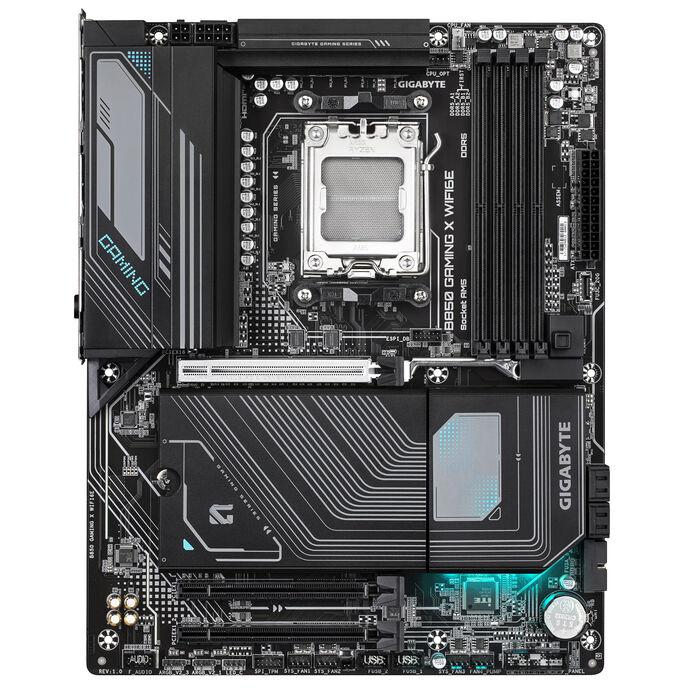 GIGABYTE B850 GAMING X WIFI6E Scheda Madre - CPU AMD Ryzen Serie 9000 VRM digitale 1222 fasi fino a 8200MHz DDR5 (OC) 1xPCIe 5.