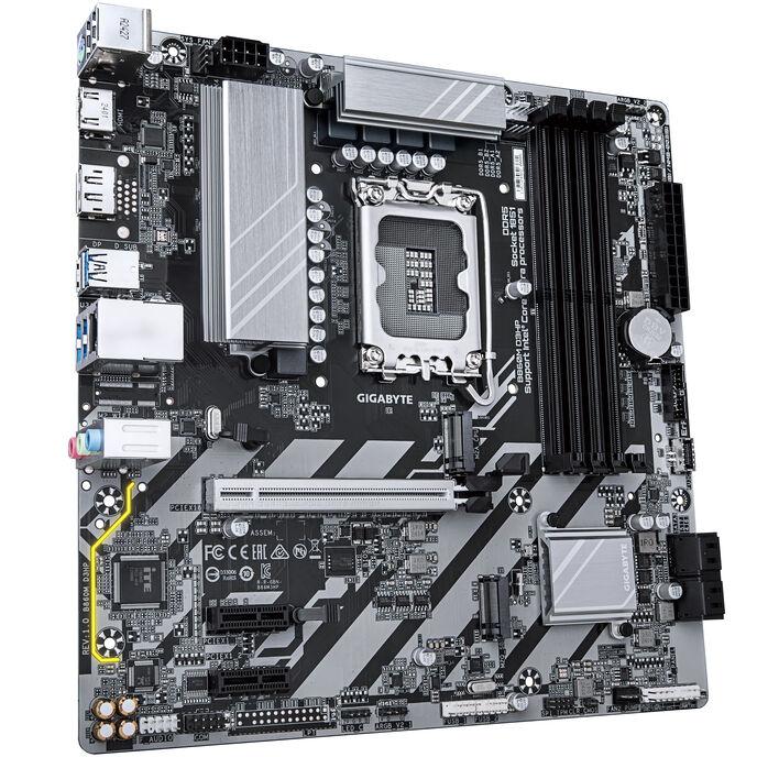 GIGABYTE B860M D3HP Scheda madre - CPU Intel Core Ultra VRM a 4121 fasi fino a 9066MHz DDR5 2xPCIe 4.0 M.2 LAN GbE USB 3.2 Gen 1