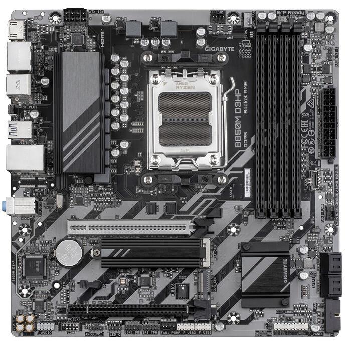 GIGABYTE B850M D3HP Scheda Madre - Processori AMD Ryzen Serie 9000 522 fasi VRM digitali fino a 8200MHz DDR5 (OC) 1xPCIe 5.0 1x