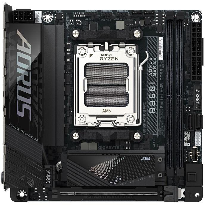 GIGABYTE B850I AORUS PRO Scheda Madre - Supporta processori AMD Ryzen Serie 9000 VRM digitale a 821 fasi fino a 8400MHz DDR5 (O