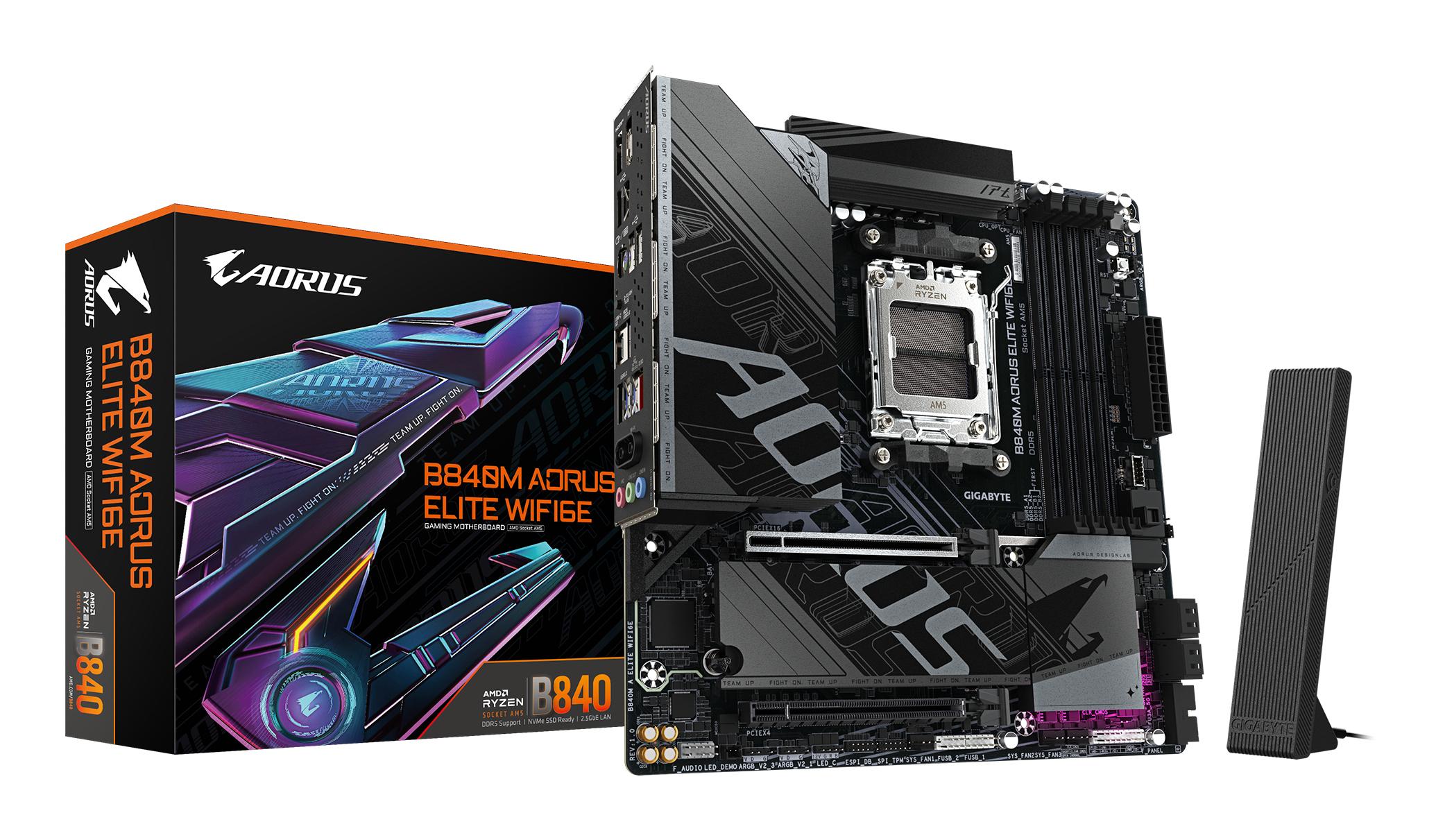 GIGABYTE B840M AORUS ELITE...