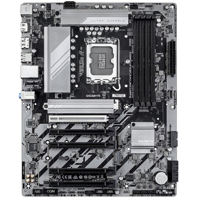 GIGABYTE B860 DS3H Scheda madre - CPU Intel Core Ultra VRM a 8122 fasi fino a 9066MHz DDR5 1xPCIe 5.0 1xPCIe 4.0 M.2 LAN 25 GbE