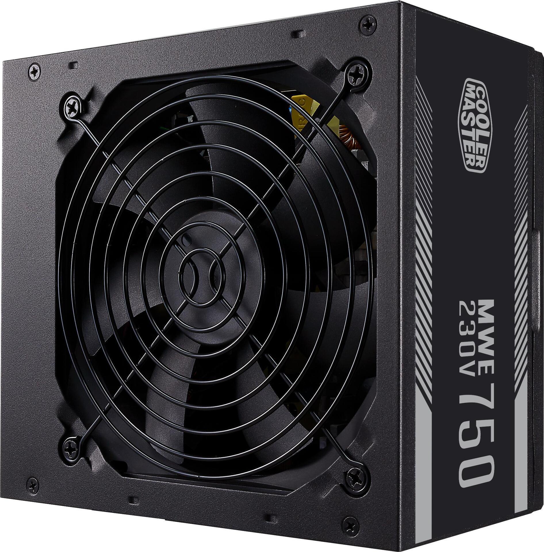 Cooler Master MWE White V2 750W Alimentatore (ATX12V 2,52/ EPS12V, 80 Plus, AC 230 V, 750 Watt, PFC attivo)