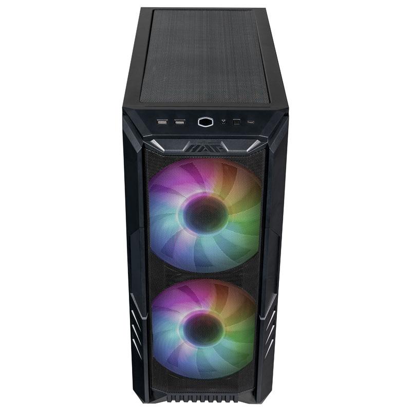 COOLER MASTER CASE HAF500 MID-TOWER E-ATX ARGB SIDE PANEL, BLACK