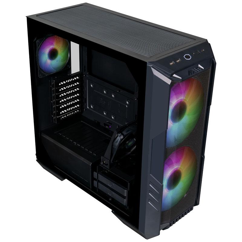 COOLER MASTER CASE HAF500 MID-TOWER E-ATX ARGB SIDE PANEL, BLACK