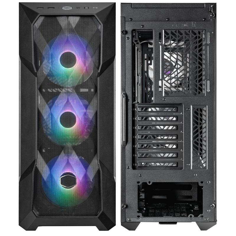 CASE COOLER MASTER M.TOWER TD500V2-KGNN-S00 MESH V2 ARGB FAN 2x2.5"/3.5" 2x2.5" NO ALIM LATO TRASP.